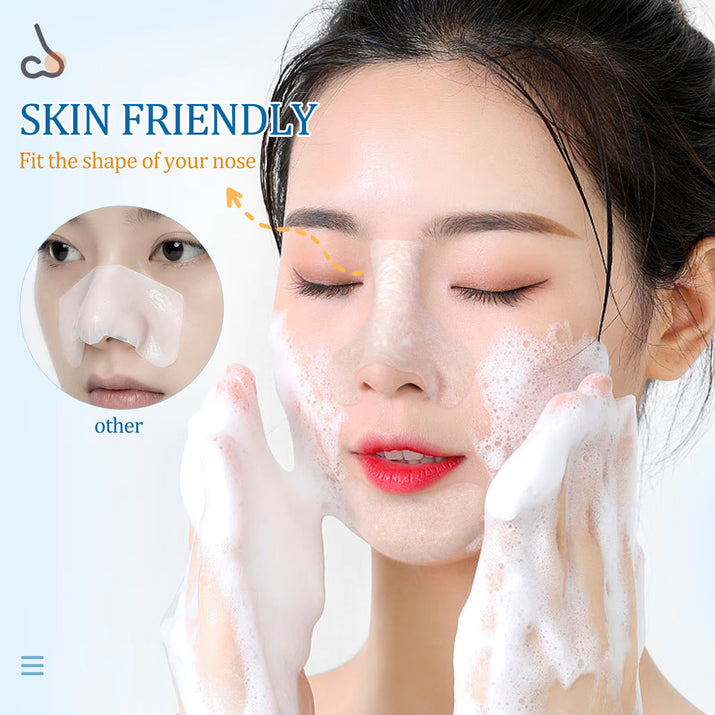 200 Pcs T Zone Sticker Paper Nose Patches Cotton Pad Deep Cleansing Pore Strips Face Skin Care Tool for Chin Blackheads Removal
