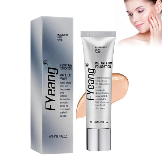 Face Tightener No-Filter Primer, Skin Tightener Primer Face Makeup, Moisturising Pre-Makeup Barrier Cream, Face Blurring Primer for Face before Makeup