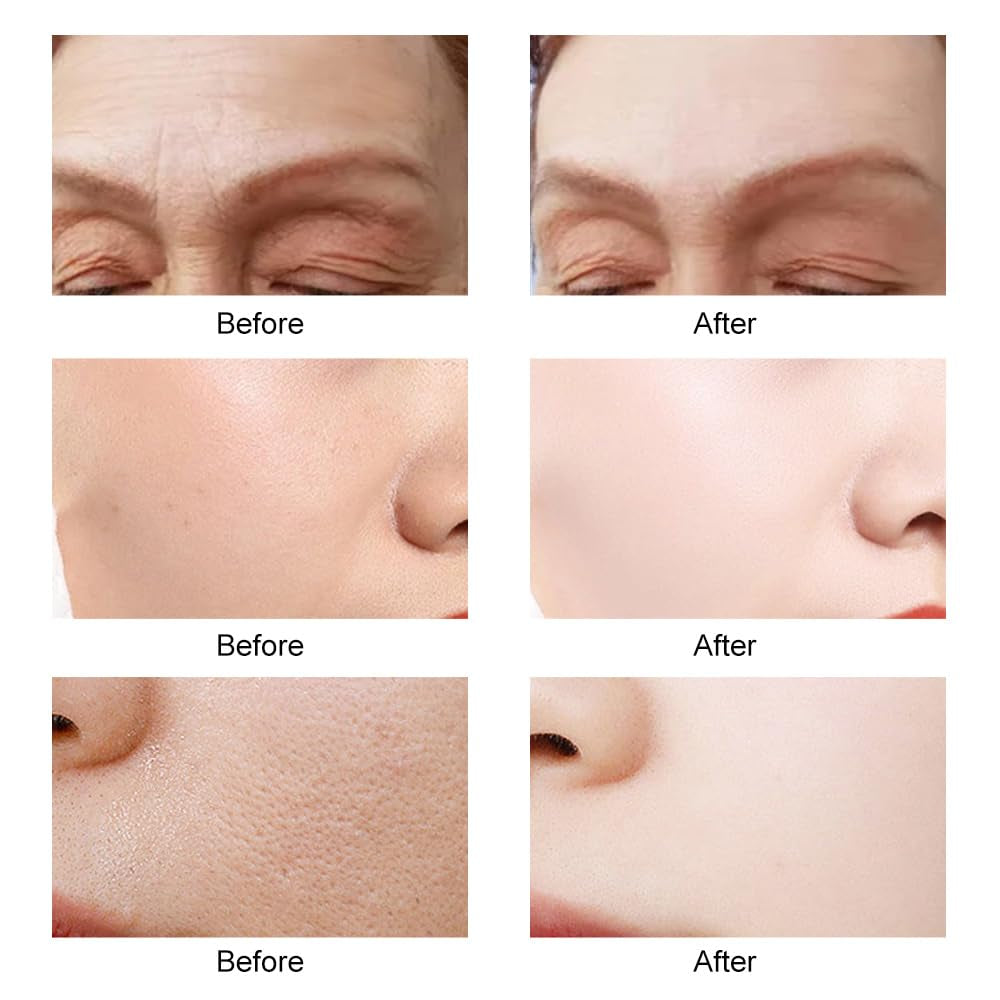Face Tightener No-Filter Primer, Skin Tightener Primer Face Makeup, Moisturising Pre-Makeup Barrier Cream, Face Blurring Primer for Face before Makeup