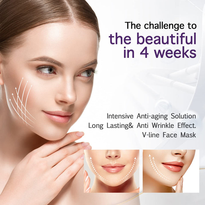V Line Face Toning Belt for Face Wrinkle Mask Reusable Facial Strap Stimulate Sagging Face