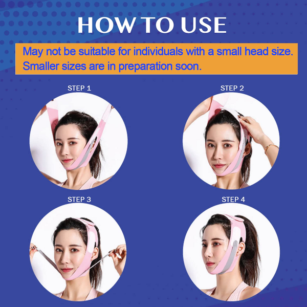 V Line Face Toning Belt for Face Wrinkle Mask Reusable Facial Strap Stimulate Sagging Face